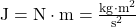 \si{\joule} = \si{\newton} \cdot \si{\metre} = \frac{\si{\kilo\gram} \cdot \si{\square\metre}}{\si{\square\second}}