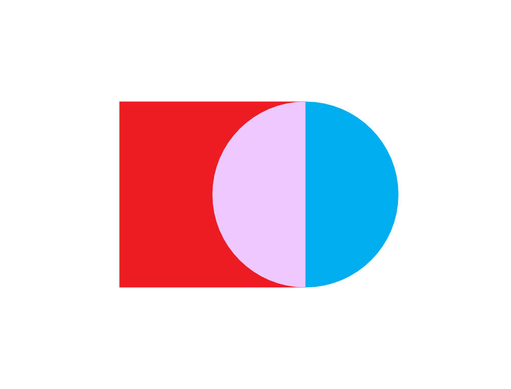 Rot addiert zu blau