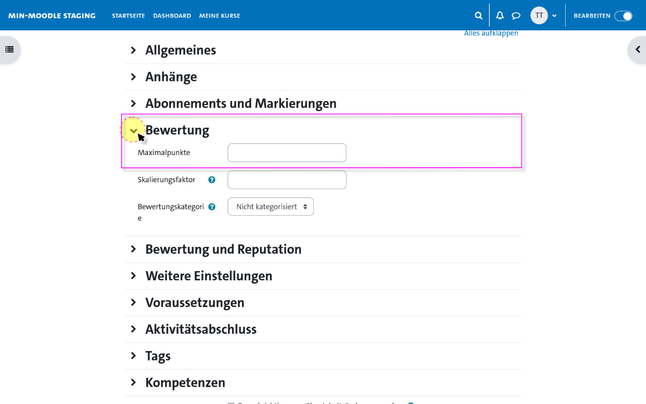 overflow erstellen - Bewertung