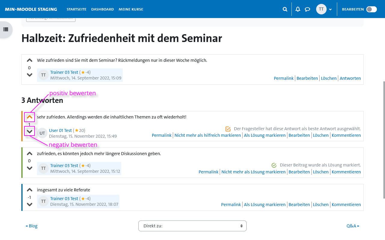 bewerten overflow
