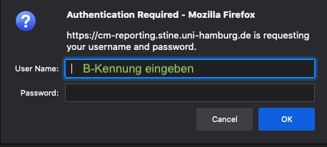 Abb.2: Authentifizierung CMR