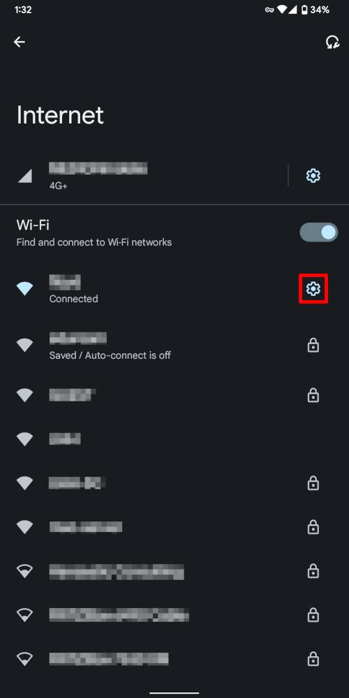 Screenshot: Internet