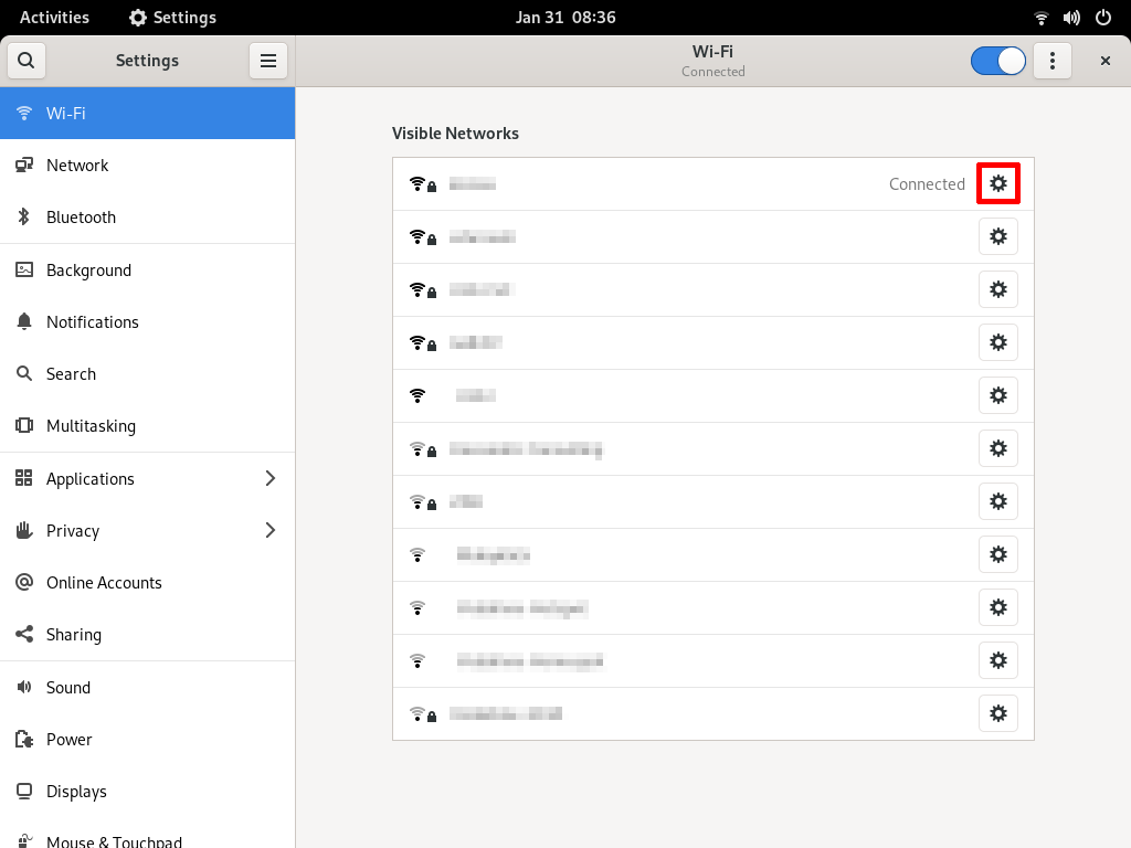Screenshot: Wi-Fi