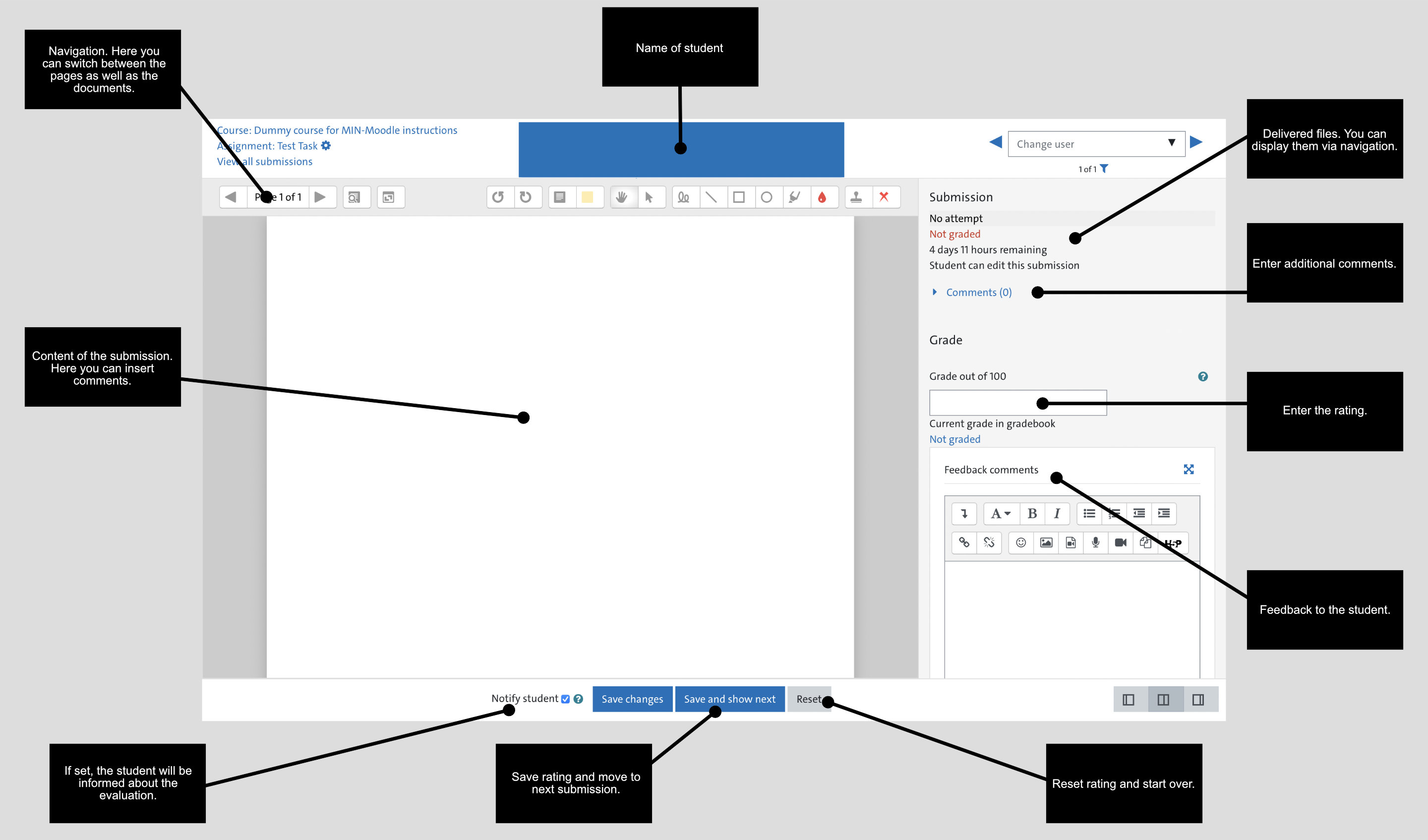 Fig.30: Grading editor controls