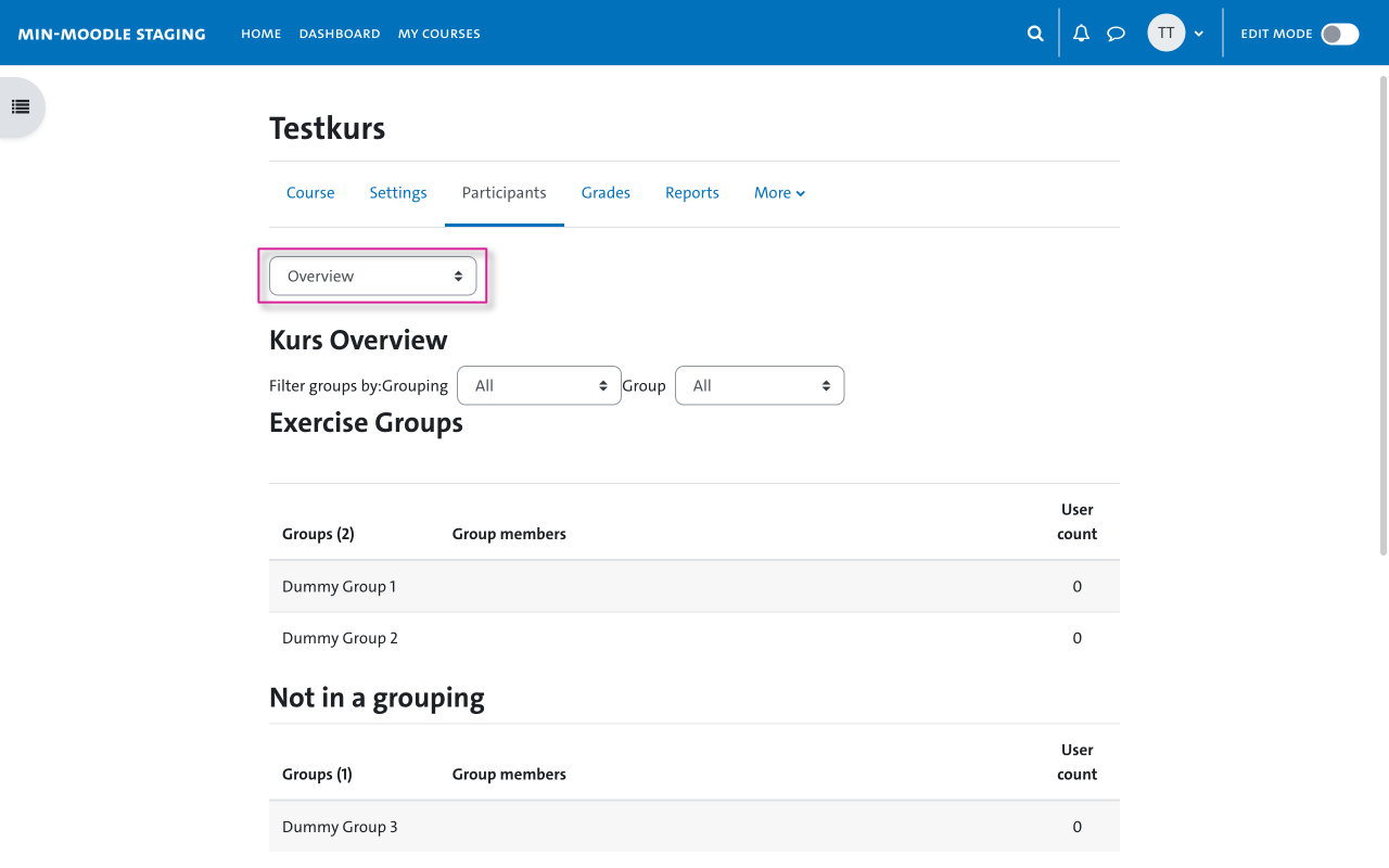 Creating Groups - Overview
